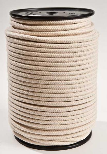 Baumwollseil, geflochten, Flechtschnur, Seil, Baumwolle, Hoodie, Kordel, Deko, Tierspielzeug, Nähen, Rucksack, Pullover, umweltfreundlich, nachhaltig, abbaubar, nachwachsend, Gehege, Käfig, waschbar Spule